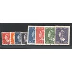 Olanda - 1946/47 - Regina Guglielmina, serie n° 438A/45. Cat. € 100 (U)