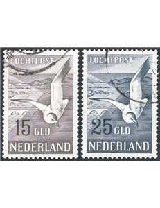 Olanda - 1951 - P.A. Gabbiani, serie n° 12/13. Cat. € 350 (U)