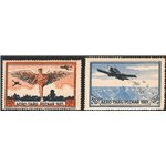 Polonia - 1928 - P.A. Precursori Manifestazione Aerea di Poznan, Michel serie n° I/II. Cert.: IC. Cat. € 350 (**)