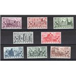 Portogallo - 1946 - Castelli portoghesi, serie n° 675/82. Cat. € 230 (**)
