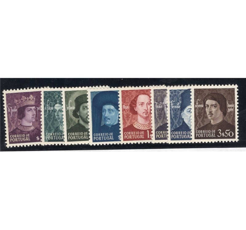 Portogallo - 1949 - Dinastia Aviz, serie n° 716/23. Cat. € 150 (**)