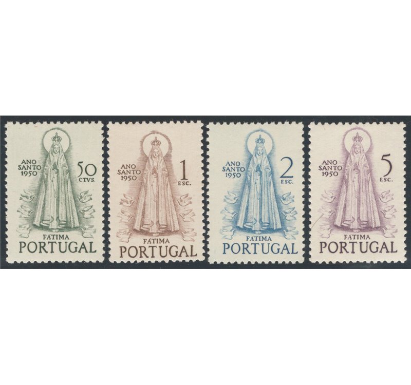 Portogallo - 1950 - Anno santo, serie n° 730/33. Cat. € 180 (**)