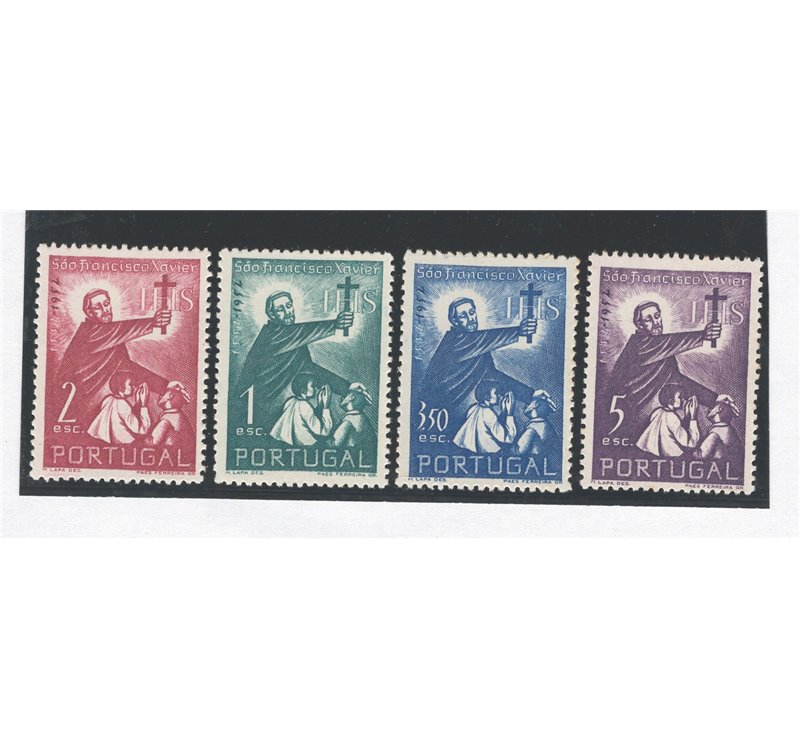 Portogallo - 1952 - S. Francesco Saverio, serie n° 770/73. Cat. € 120 (**)
