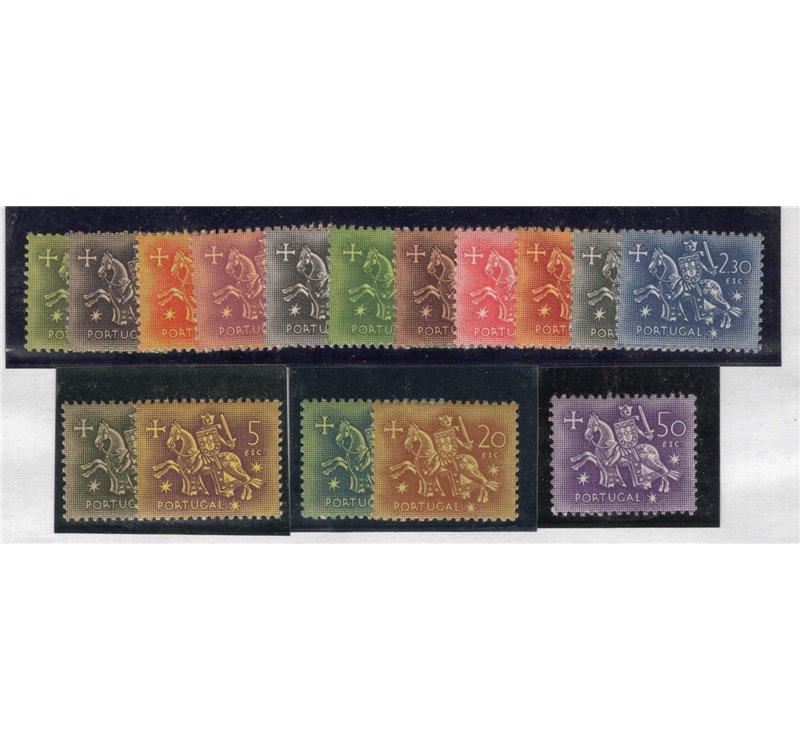Portogallo - 1953 - Sigillo del re, serie n° 774/88. Cat. € 165 (**)