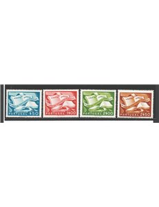 Portogallo - 1954 - Educazione popolare, serie n° 807/10. Cat. € 100 (**)