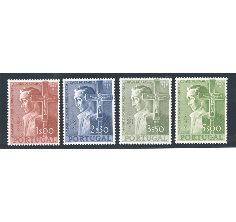 Portogallo - 1954 - Fondazione San Paolo, serie n° 813/16. Cat. € 180 (**)