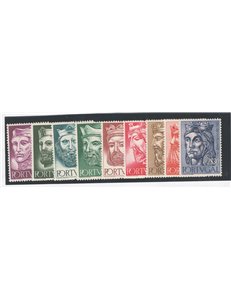 Portogallo - 1955 - Re portoghesi, serie 817/25. Cat. € 65 (**)