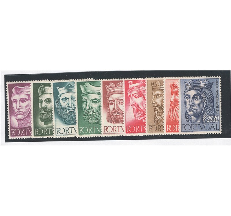 Portogallo - 1955 - Re portoghesi, serie 817/25. Cat. € 65 (**)