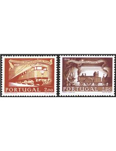 Portogallo - 1956 - Centenario delle Ferrovie, serie n° 831/34. Cat. € 150 (**)