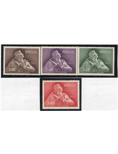 Portogallo - 1957 - Almeida Garret, serie n° 837/40. Cat. € 190 (**)