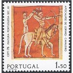 Portogallo - 1975 - Europa 1,50 e. con banda di fosforo, n° 1261a. Cat. € 70 (**)