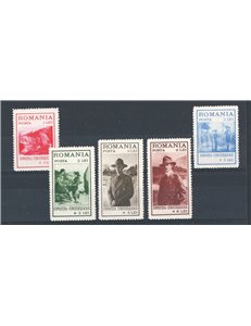 Romania - 1931 - Scout, serie n° 422/26. Cat. € 59 (**)
