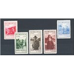 Romania - 1931 - Scout, serie n° 422/26. Cat. € 59 (**)