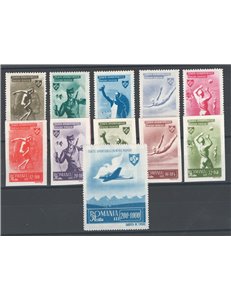 Romania - 1945 - Sport, la serie dent. e non dent. n° 843/48 + 849/53. Cat. € 97 (**)