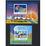 Romania - 1972 - BF Olimpiadi di Monaco, serie n° 98/99. Cat. € 150 (**)
