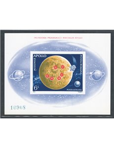 Romania - 1973 - BF Missione Apollo, n° 104. Cat. € 125 (**)