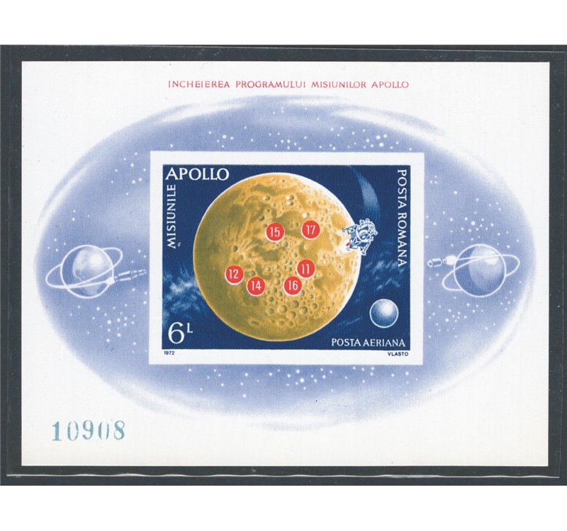 Romania - 1973 - BF Missione Apollo, n° 104. Cat. € 125 (**)
