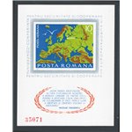 Romania - 1975 - BF Conferenza di Helsinki, n° 121a non dent. Cat. € 150 (**)