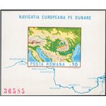 Romania - 1977 - BF Navigazione sul Danubio, n° 130a non dent. Cat. € 100 (**)