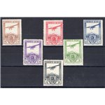 Spagna - 1930 - P.A. Congresso Internazionale delle Ferrovie, serie n° 50/55. Cat. € 150 (*)