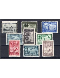 Spagna - 1930 - P.A. Chiusura dell'Esposizione di Siviglia, serie n° 75/83. Cat. € 140 (*)
