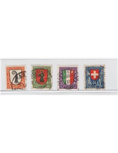 Svizzera - 1923 - Pro Juventute, serie n° 192/95. Cat. € 80 (U)