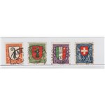 Svizzera - 1923 - Pro Juventute, serie n° 192/95. Cat. € 80 (U)