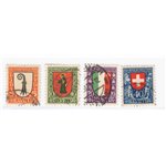 Svizzera - 1923 - Pro Juventute, serie n° 192/95. Cat. € 80 (U)