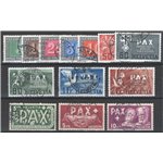 Svizzera - 1945 - Pace, serie n° 405/17. Firm.: Raybaudi. Cert.: IC. Cat. € 1.200 (U)
