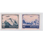 Svizzera - 1948 - P.A. Vedute, serie n° 42/43. Cat. € 85 (**)