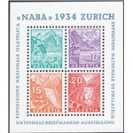 Svizzera - 1934 - BF Expo “Naba”, n° 1. Cert.: IC. Cat. € 975 (**)