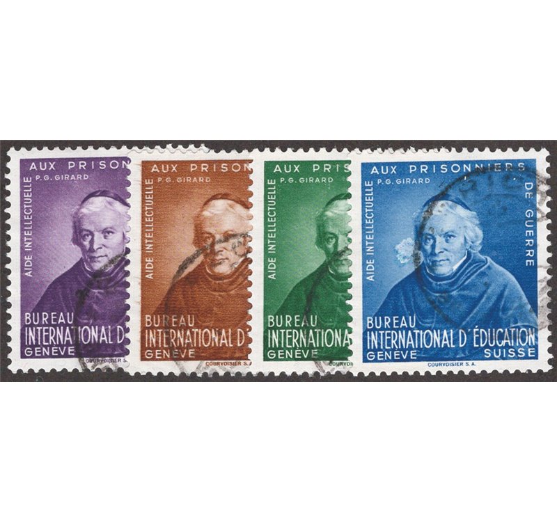 Svizzera - 1942 - Servizio Pére Girard, serie n° 180V/180VIII. Cat. € 200 (U)