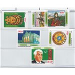 Turkmenistan - 1992 - Cultura, serie n° 4/9 non dent. Cat. € 110 (**)