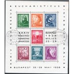 Ungheria - 1938 - BF Congresso Eucaristico di Budapest, n° 2. Cat. € 45 (U)