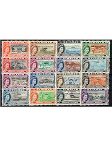 Colonie Inglesi - Bahamas - 1964 - Nuova Costituzione, serie n° 174/89. Cat. € 57,50 (*)