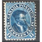 Colonie Inglesi - Canada - 1859/64 - Jaques Cartier, n° 17. Cat. € 120 (U) 