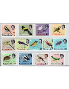 Colonie Inglesi - Falkland - Sud Georgia - 1971 - Definitiva Elisabetta soprast., serie n° 25/38. Cat. € 100 (**)