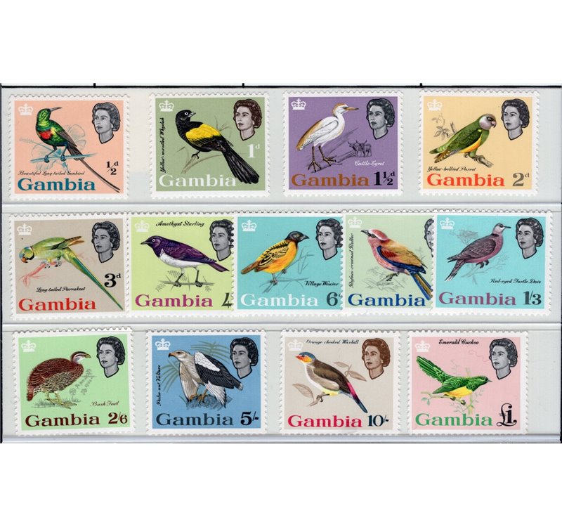 Colonie Inglesi - Falkland - Sud Georgia - 1971 - Definitiva Elisabetta soprast., serie n° 25/38. Cat. € 100 (**)