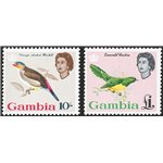 Colonie Inglesi - Gambia - 1963 - Definitiva Elisabetta, serie n° 168/80. Cat. € 110 (**)