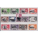 Colonie Inglesi - Sant'Elena - 1953 - Definitiva Elisabetta, serie n° 122/34. Cat. € 120 (**)