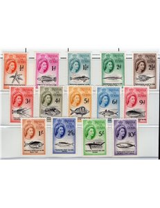 Colonie Inglesi - Tristan Da Chuna - 1960 - Definitiva Elisabetta, serie n° 28/41. Cat. € 140 (**)