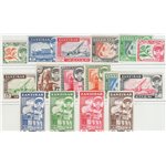 Colonie Inglesi - Zanzibar - 1961 - Definitiva sultano Abdulla Ben Knalifa, serie n° 241/56. Cat. € 40 (**)