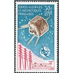 Terre Australi - Antartico Francese - 1965 - P.A. 100° Anniv. dell'U.I.T., n° 9. Cat. € 290 (**)