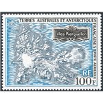 Terre Australi - Antartico Francese - 1970 - P.A. 100° Isole Kerguelem, n° 20. Cat. € 125 (**)