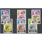 Arabia del Sud Est - Sharjah - 1963 - P.A. Morte del Presidente Kennedy, serie n° 7/12. Cat. € 70 (**)
