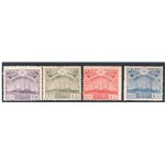 Giappone - 1921 - Ritorno del principe dall'Europa, serie n° 166/69. Cat. € 240 (*)