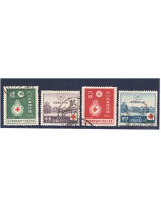 Giappone - 1934 - Croce Rossa, serie n° 218/21. Cat. € 45 (U)