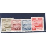 Giappone - 1935 - Visita dell'imperatore, serie n° 222/25. Cat. € 60 (*)
