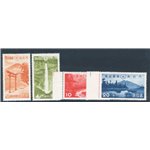 Giappone - 1939 - Parchi nazionale “Nikko”, serie n° 279/82. Cat. € 100 (**)