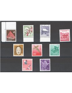 Giappone - 1962/65 - Definitiva, n° 698A/703. Cat. € 135 (**)